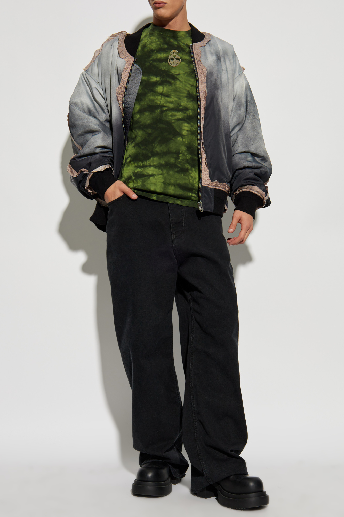 Alexander McQueen T-shirt with Tie dye effect | Men's